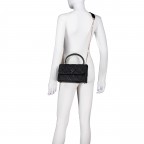 Umhängetasche Adelasia 4G-Logo Black, Farbe: schwarz, Marke: Guess, EAN: 0190231970613, Abmessungen in cm: 24.5x15.5x7, Bild 6 von 8