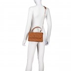 Umhängetasche Adelasia 4G-Logo Caramel, Farbe: cognac, Marke: Guess, EAN: 0190231970620, Abmessungen in cm: 24.5x15.5x7, Bild 6 von 8