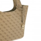 Shopper Calista 4G-Logo mit herausnehmbarer Tasche Latte Logo, Farbe: braun, Marke: Guess, EAN: 0190231965947, Abmessungen in cm: 25x28.5x13, Bild 8 von 8