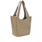 Shopper Calista 4G-Logo mit herausnehmbarer Tasche Latte Logo, Farbe: braun, Marke: Guess, EAN: 0190231965947, Abmessungen in cm: 25x28.5x13, Bild 3 von 8