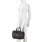 Handtasche Katya 4G-Logo Coal, Farbe: anthrazit, Marke: Guess, EAN: 0190231963851, Abmessungen in cm: 28.5x21x10, Bild 4 von 7