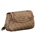 Umhängetasche Katya 4G-Logo Latte, Farbe: braun, Marke: Guess, EAN: 0190231964049, Abmessungen in cm: 26x16x8, Bild 2 von 7