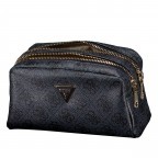 Kosmetik- / Utensilientasche Zamira 4G-Logo Coal, Farbe: anthrazit, Marke: Guess, EAN: 7620837297348, Abmessungen in cm: 18x10x7.5, Bild 4 von 4