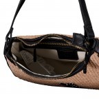 Beuteltasche Summer Naturale Nero, Farbe: cognac, Marke: V°73, EAN: 8054942674937, Abmessungen in cm: 23x18x7.5, Bild 8 von 9