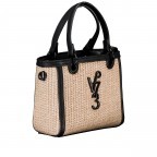 Handtasche Summer Naturale Nero, Farbe: cognac, Marke: V°73, EAN: 8054942675019, Abmessungen in cm: 16.5x14.5x8, Bild 2 von 7