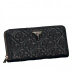 Geldbörse Adelasia mit Griffschlaufe Black, Farbe: schwarz, Marke: Guess, EAN: 0190231965138, Abmessungen in cm: 20.5x10x2.5, Bild 2 von 5