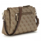 Umhängetasche Noelle II 4G-Logo Latte Brown, Farbe: braun, Marke: Guess, EAN: 0190231964377, Abmessungen in cm: 24.5x18x7.5, Bild 3 von 6