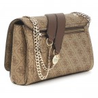 Umhängetasche Noelle II 4G-Logo Latte Brown, Farbe: braun, Marke: Guess, EAN: 0190231964490, Abmessungen in cm: 24x16.5x6, Bild 3 von 7