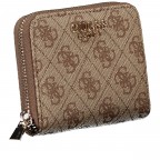 Geldbörse Laurel II 4G-Logo Latte, Farbe: braun, Marke: Guess, EAN: 0190231960492, Abmessungen in cm: 11x9.5x2, Bild 2 von 4