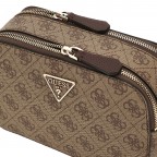 Umhängetasche Noelle II 4G-Logo Latte Brown, Farbe: braun, Marke: Guess, EAN: 0190231964438, Abmessungen in cm: 19.5x14x7, Bild 6 von 6