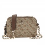 Umhängetasche Noelle II 4G-Logo Latte Brown, Farbe: braun, Marke: Guess, EAN: 0190231964438, Abmessungen in cm: 19.5x14x7, Bild 1 von 6
