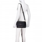 Umhängetasche Meridian II Black, Farbe: schwarz, Marke: Guess, EAN: 0190231966364, Abmessungen in cm: 27x18x8, Bild 4 von 6