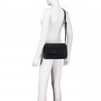 Umhängetasche Meridian II Black, Farbe: schwarz, Marke: Guess, EAN: 0190231966364, Abmessungen in cm: 27x18x8, Bild 5 von 6