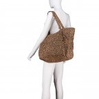 Shopper Pretty Wonder L Leo, Farbe: braun, Marke: Hey Marly, EAN: 4262484652045, Abmessungen in cm: 58x34x18, Bild 4 von 5