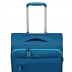 Koffer T25 Größe S Petrol, Farbe: blau/petrol, Marke: Franky, EAN: 4251885955060, Abmessungen in cm: 39x55.5x22, Bild 7 von 8
