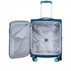 Koffer T25 Größe S Petrol, Farbe: blau/petrol, Marke: Franky, EAN: 4251885955060, Abmessungen in cm: 39x55.5x22, Bild 6 von 8