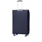 Koffer T25 erweiterbar Größe L Dunkelblau, Farbe: blau/petrol, Marke: Franky, EAN: 4251885955053, Abmessungen in cm: 47x80x31, Bild 5 von 7
