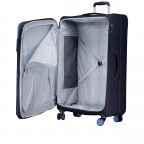 Koffer T25 erweiterbar Größe L Dunkelblau, Farbe: blau/petrol, Marke: Franky, EAN: 4251885955053, Abmessungen in cm: 47x80x31, Bild 6 von 7