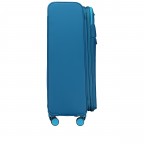 Koffer T25 erweiterbar Größe L Petrol, Farbe: blau/petrol, Marke: Franky, EAN: 4251885955084, Abmessungen in cm: 47x80x31, Bild 2 von 7