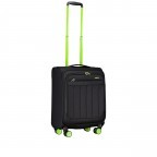 Koffer T26 Größe S Black Neongreen, Farbe: schwarz, Marke: Franky, EAN: 4251885984602, Abmessungen in cm: 39x53x23, Bild 5 von 8