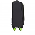 Koffer T26 Größe S Black Neongreen, Farbe: schwarz, Marke: Franky, EAN: 4251885984602, Abmessungen in cm: 39x53x23, Bild 2 von 8