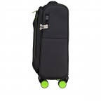 Koffer T26 Größe S Black Neongreen, Farbe: schwarz, Marke: Franky, EAN: 4251885984602, Abmessungen in cm: 39x53x23, Bild 3 von 8