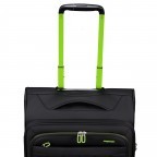 Koffer T26 Größe S Black Neongreen, Farbe: schwarz, Marke: Franky, EAN: 4251885984602, Abmessungen in cm: 39x53x23, Bild 7 von 8