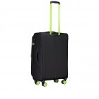 Koffer T26 erweiterbar Größe M Black Neongreen, Farbe: schwarz, Marke: Franky, EAN: 4251885984619, Abmessungen in cm: 42x67x24, Bild 5 von 7