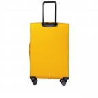 Koffer T26 erweiterbar Größe M Yellow Black, Farbe: gelb, Marke: Franky, EAN: 4251885984657, Abmessungen in cm: 42x67x24, Bild 4 von 7