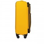 Koffer T26 erweiterbar Größe M Yellow Black, Farbe: gelb, Marke: Franky, EAN: 4251885984657, Abmessungen in cm: 42x67x24, Bild 2 von 7
