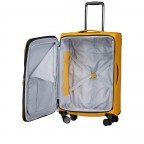 Koffer T26 erweiterbar Größe M Yellow Black, Farbe: gelb, Marke: Franky, EAN: 4251885984657, Abmessungen in cm: 42x67x24, Bild 6 von 7