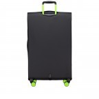 Trolley T26 erweiterbar Größe L Black Neongreen, Farbe: schwarz, Marke: Franky, EAN: 4251885984626, Abmessungen in cm: 46x80x25, Bild 4 von 7