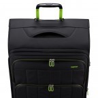 Trolley T26 erweiterbar Größe L Black Neongreen, Farbe: schwarz, Marke: Franky, EAN: 4251885984626, Abmessungen in cm: 46x80x25, Bild 7 von 7