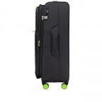 Trolley T26 erweiterbar Größe L Black Neongreen, Farbe: schwarz, Marke: Franky, EAN: 4251885984626, Abmessungen in cm: 46x80x25, Bild 3 von 7