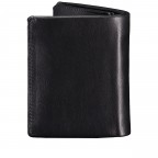 Geldbörse Nappa mit RFID-Schutz Black, Farbe: schwarz, Marke: Hausfelder Manufaktur, EAN: 4065646023987, Abmessungen in cm: 8.5x10.7x1.8, Bild 3 von 6