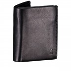 Geldbörse Nappa mit RFID-Schutz Black, Farbe: schwarz, Marke: Hausfelder Manufaktur, EAN: 4065646023987, Abmessungen in cm: 8.5x10.7x1.8, Bild 2 von 6