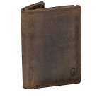 Geldbörse Hunter mit RFID-Schutz Dark Brown, Farbe: braun, Marke: Hausfelder Manufaktur, EAN: 4065646023994, Abmessungen in cm: 8.5x10.5x2.5, Bild 2 von 5