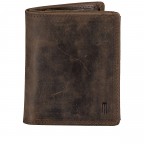 Geldbörse Hunter mit RFID-Schutz Dark Brown, Farbe: braun, Marke: Hausfelder Manufaktur, EAN: 4065646023994, Abmessungen in cm: 8.5x10.5x2.5, Bild 1 von 5