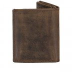 Geldbörse Hunter mit RFID-Schutz Dark Brown, Farbe: braun, Marke: Hausfelder Manufaktur, EAN: 4065646023994, Abmessungen in cm: 8.5x10.5x2.5, Bild 3 von 5