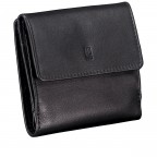 Geldbörse Nappa mit RFID-Schutz Black, Farbe: schwarz, Marke: Hausfelder Manufaktur, EAN: 4065646024069, Abmessungen in cm: 10x9x1.8, Bild 2 von 5