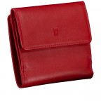 Geldbörse Nappa mit RFID-Schutz Red, Farbe: rot/weinrot, Marke: Hausfelder Manufaktur, EAN: 4065646024076, Abmessungen in cm: 10x9x1.8, Bild 2 von 5