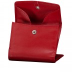 Geldbörse Nappa mit RFID-Schutz Red, Farbe: rot/weinrot, Marke: Hausfelder Manufaktur, EAN: 4065646024076, Abmessungen in cm: 10x9x1.8, Bild 5 von 5