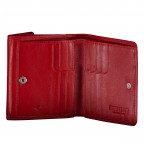 Geldbörse Nappa mit RFID-Schutz Red, Farbe: rot/weinrot, Marke: Hausfelder Manufaktur, EAN: 4065646024076, Abmessungen in cm: 10x9x1.8, Bild 4 von 5