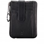 Schlüssel- / Kartenetui Nappa Black, Farbe: schwarz, Marke: Hausfelder Manufaktur, EAN: 4065646024106, Abmessungen in cm: 12.2x8.5x1.5, Bild 1 von 4