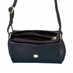 Umhängetasche Soft Print mit Goldfittings Black, Farbe: schwarz, Marke: Hausfelder Manufaktur, EAN: 4065646023284, Abmessungen in cm: 21x21x6.5, Bild 8 von 8