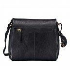 Umhängetasche Soft Print mit Goldfittings Black, Farbe: schwarz, Marke: Hausfelder Manufaktur, EAN: 4065646023284, Abmessungen in cm: 21x21x6.5, Bild 3 von 8