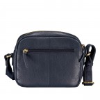 Umhängetasche mit Goldfittings Dark Blue, Farbe: blau/petrol, Marke: Hausfelder Manufaktur, EAN: 4065646023451, Abmessungen in cm: 22x17.5x7, Bild 3 von 6