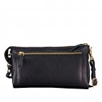 Umhängetasche Nappa mit Goldfittings Black, Farbe: schwarz, Marke: Hausfelder Manufaktur, EAN: 4065646023567, Abmessungen in cm: 23x14x3, Bild 3 von 6