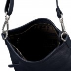 Umhängetasche Dark Blue, Farbe: blau/petrol, Marke: Hausfelder Manufaktur, EAN: 4065646023604, Abmessungen in cm: 20x22.5x6, Bild 6 von 6