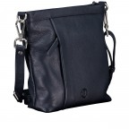 Umhängetasche Dark Blue, Farbe: blau/petrol, Marke: Hausfelder Manufaktur, EAN: 4065646023604, Abmessungen in cm: 20x22.5x6, Bild 2 von 6